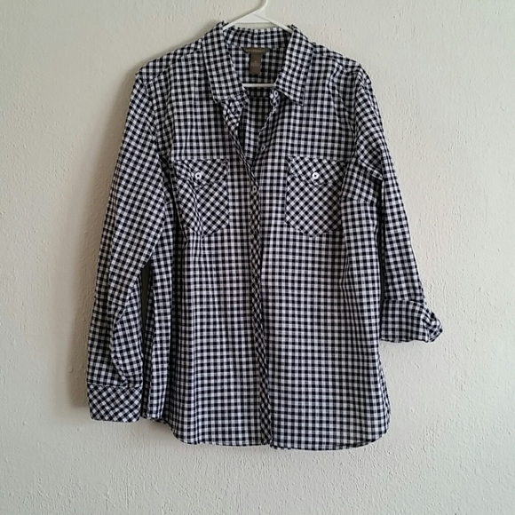 Bit & Bridle Tops - 🌼 Bit & Bridle 100% Cotton Black Shirt Size XL